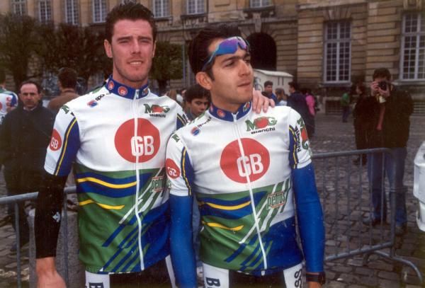 Ballerini with Mario Cipollini in 1993
