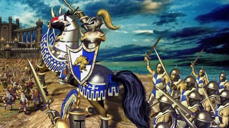 Heroes of might and magic 3 art showing a battle scene