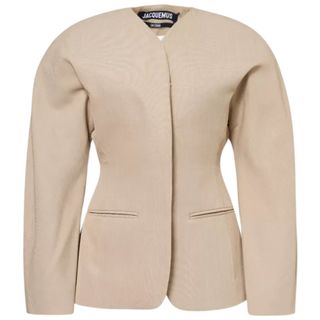 Jacquemus Ovalo chaqueta tejida con botonadura sencilla