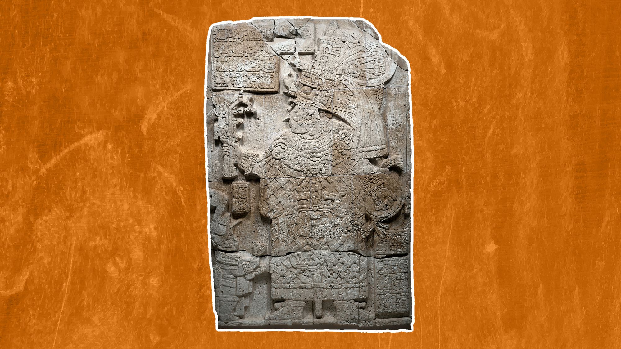 Front face of a stela: A 1,300-year-old carving of a powerful Maya ‘Lady Supreme Warlord’ that weighs over 2 tons Front face of a stela: A 1,300-year-old carving of a powerful Maya ‘Lady Supreme Warlord’ that weighs over 2 tons
