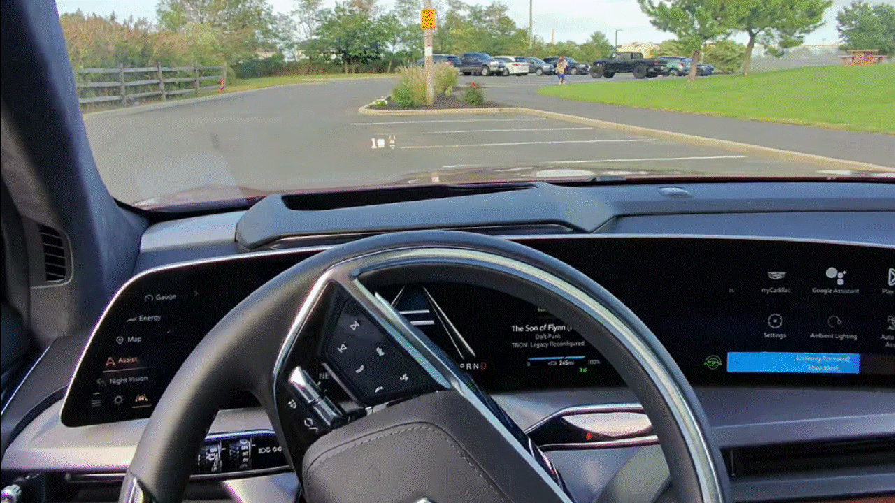 2026 Cadillac Vistiq auto park assist.