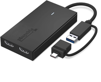 Plugable USB-A 3.0 and USB-C to Dual HDMI Adapter (UGA-HDMI-2S): $69 with a $6 off coupon @ Amazon