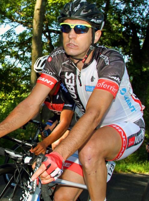 Mike Margarite (Stans notubes p/b Proferrin) fuels up for the long haul.