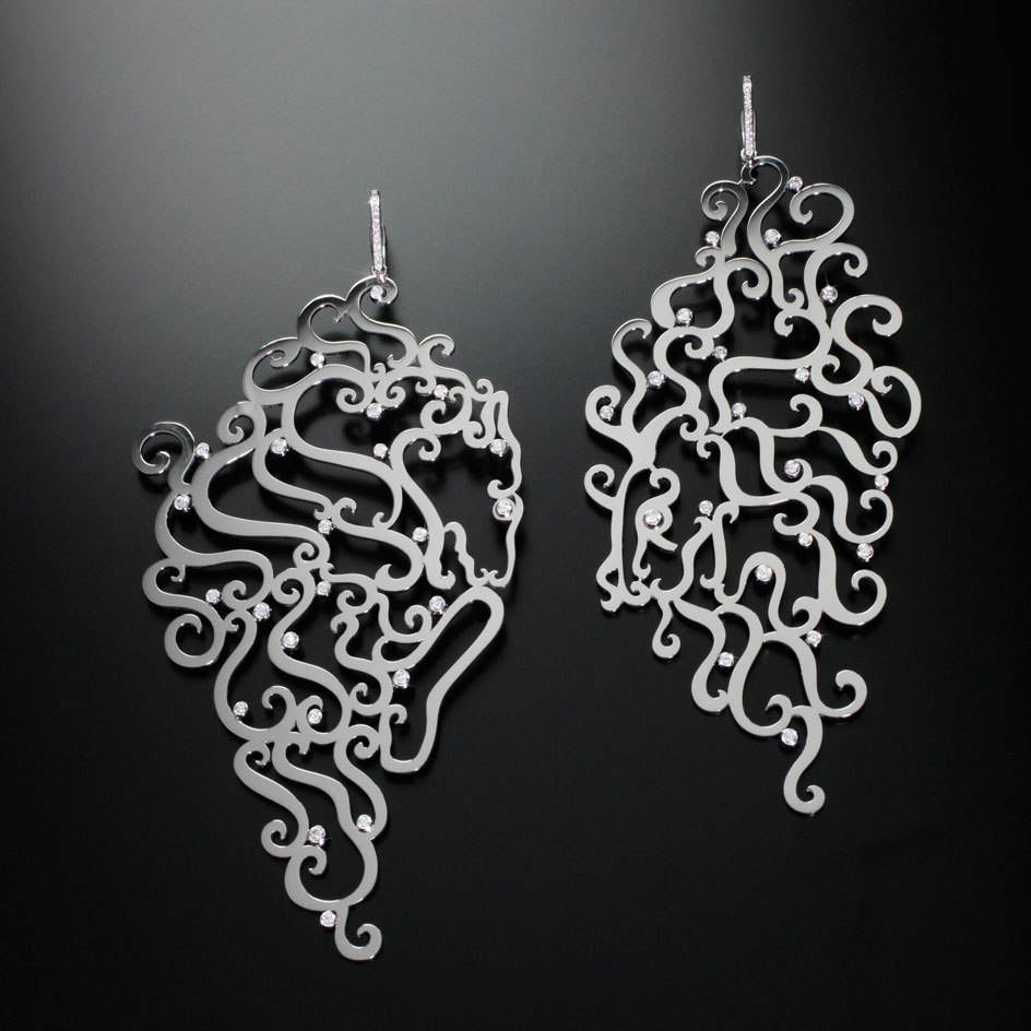 Chopard diamond earrings