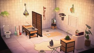 Animal Crossing bathroom