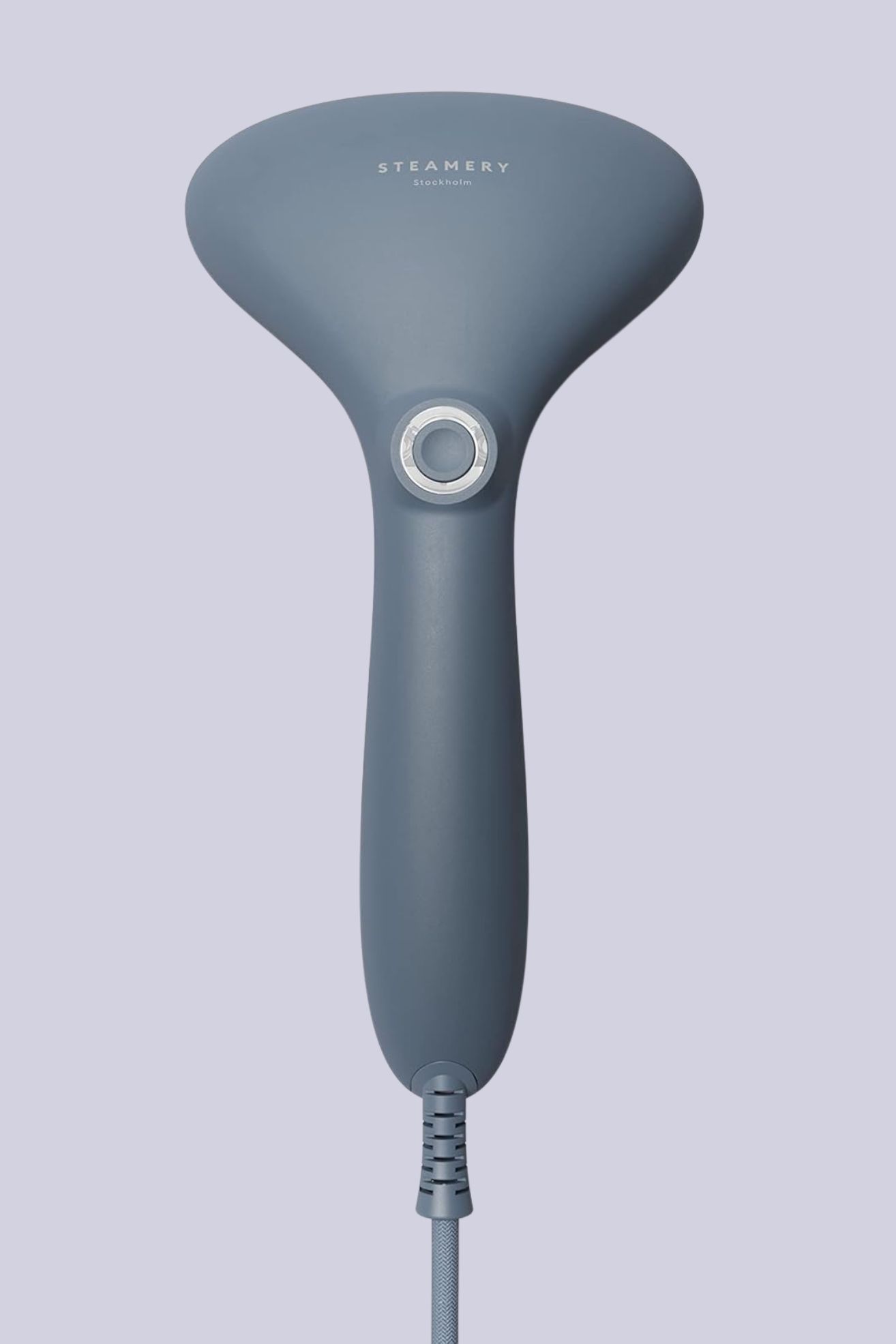 STEAMERY, Steamery Handheld Clothes Steamer Cirrus 2, 1500w, Uk Plug, Stainless Steel Mouthpiece, 25 Second Fast Heat Up, Garment Wrinkles Remover, Blue