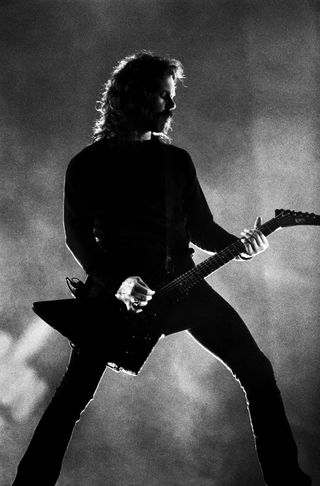 Hetfield coming out of the black
