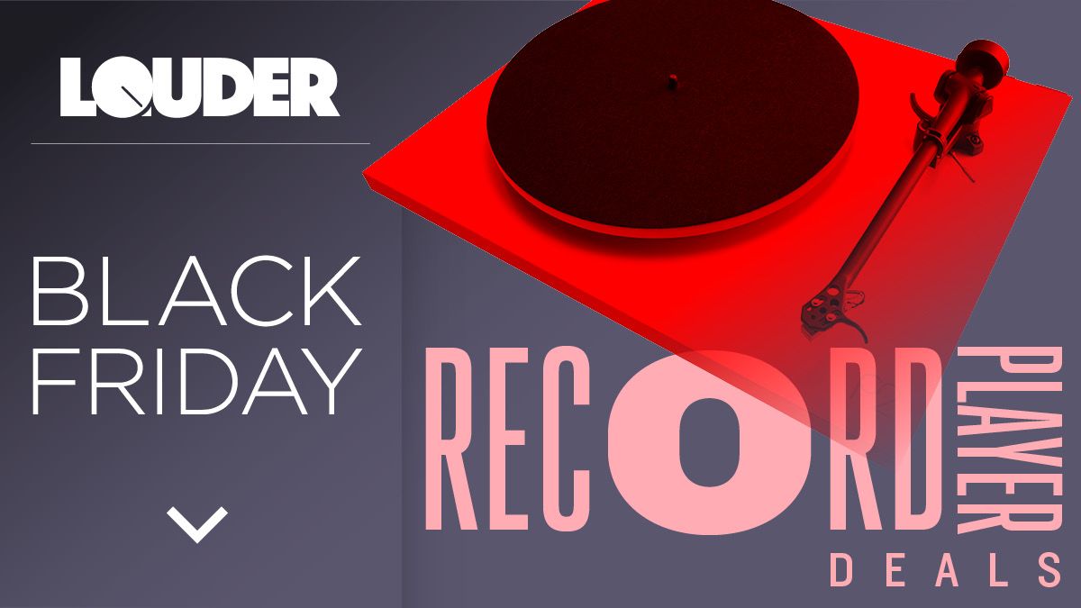 record player with speakers black friday