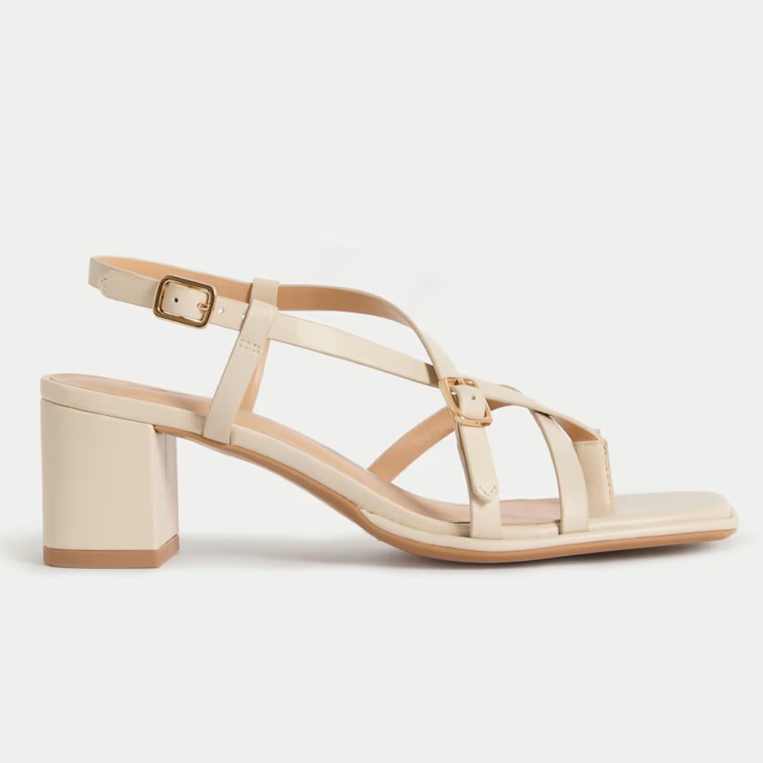 M&S Buckle Block Heel Sandals