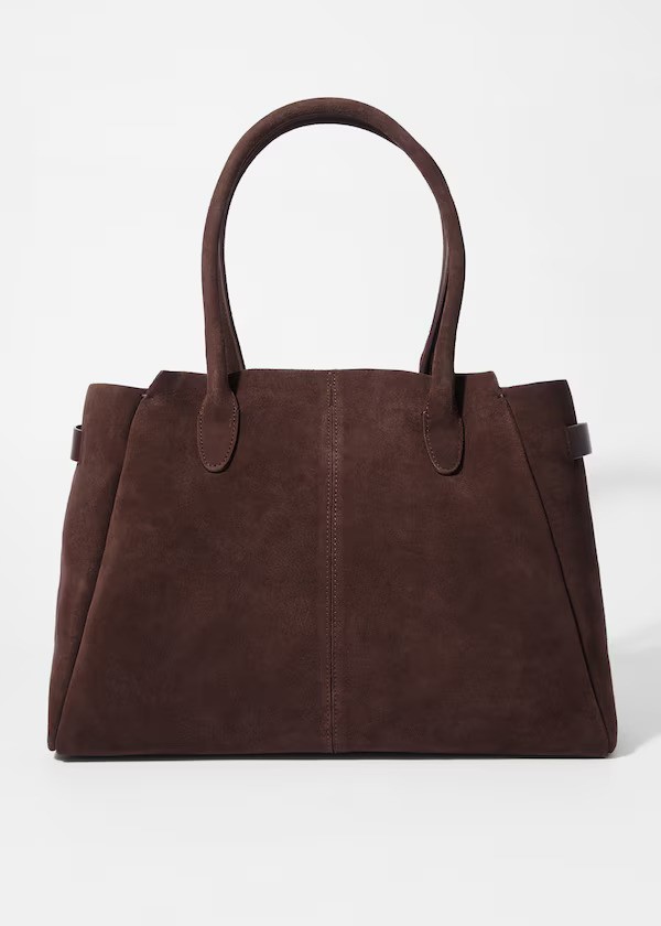 Iaura Faux Suede Woven Shoulder Bag - Olive Green