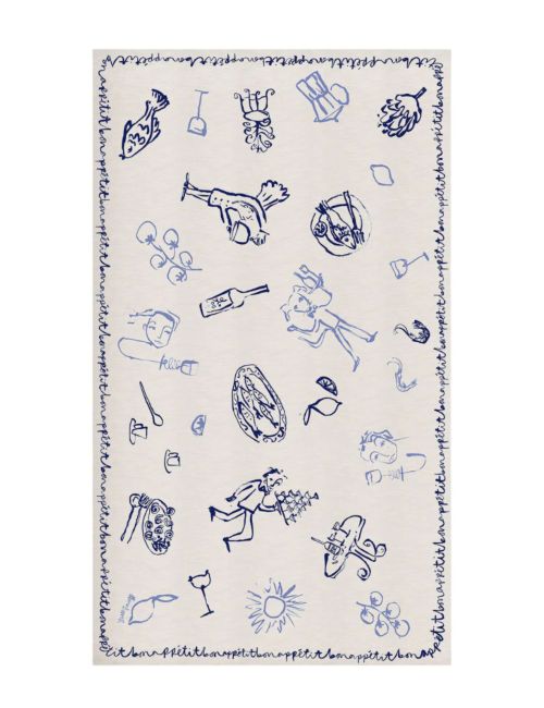 Bon App&eacute;tit Linen Tablecloth
