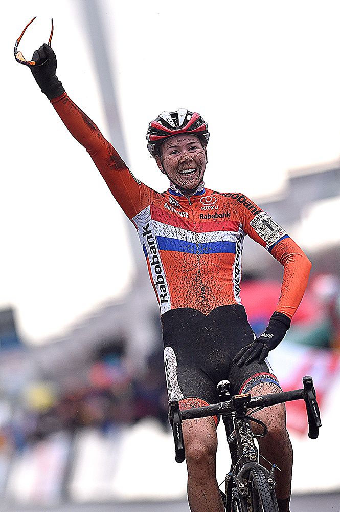 Thalita De Jong (Netherlands) wins cyclo-cross world championships in Zolder