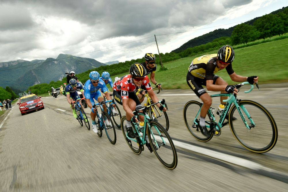 The stage 3 breakaway at Dauphine