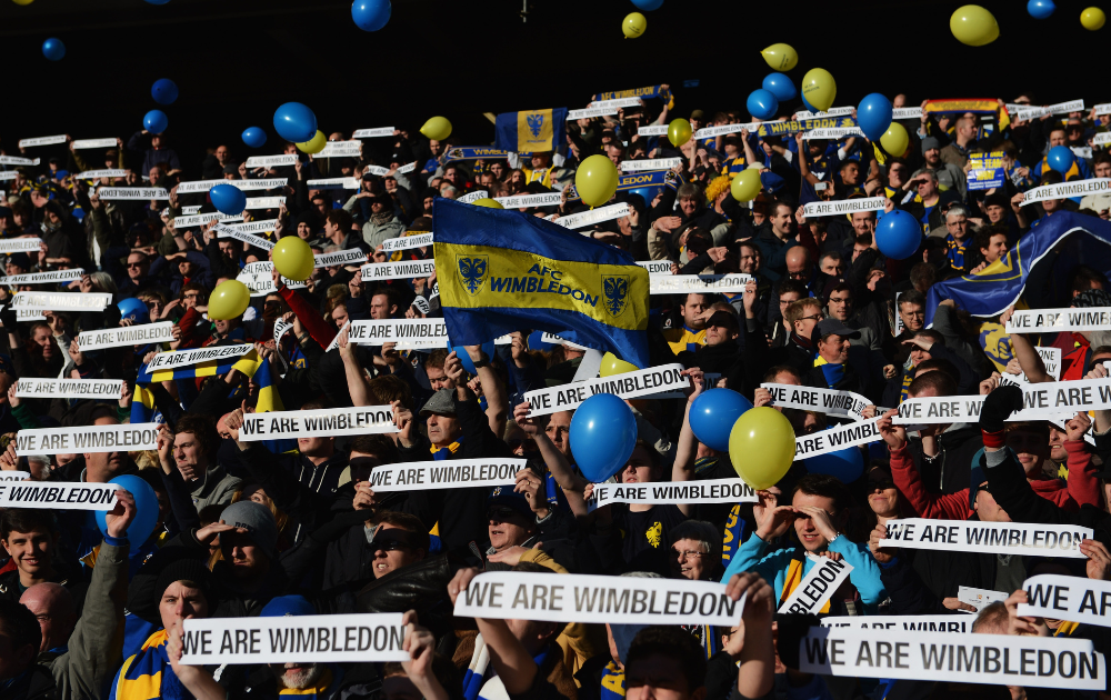 AFC Wimbledon Fans