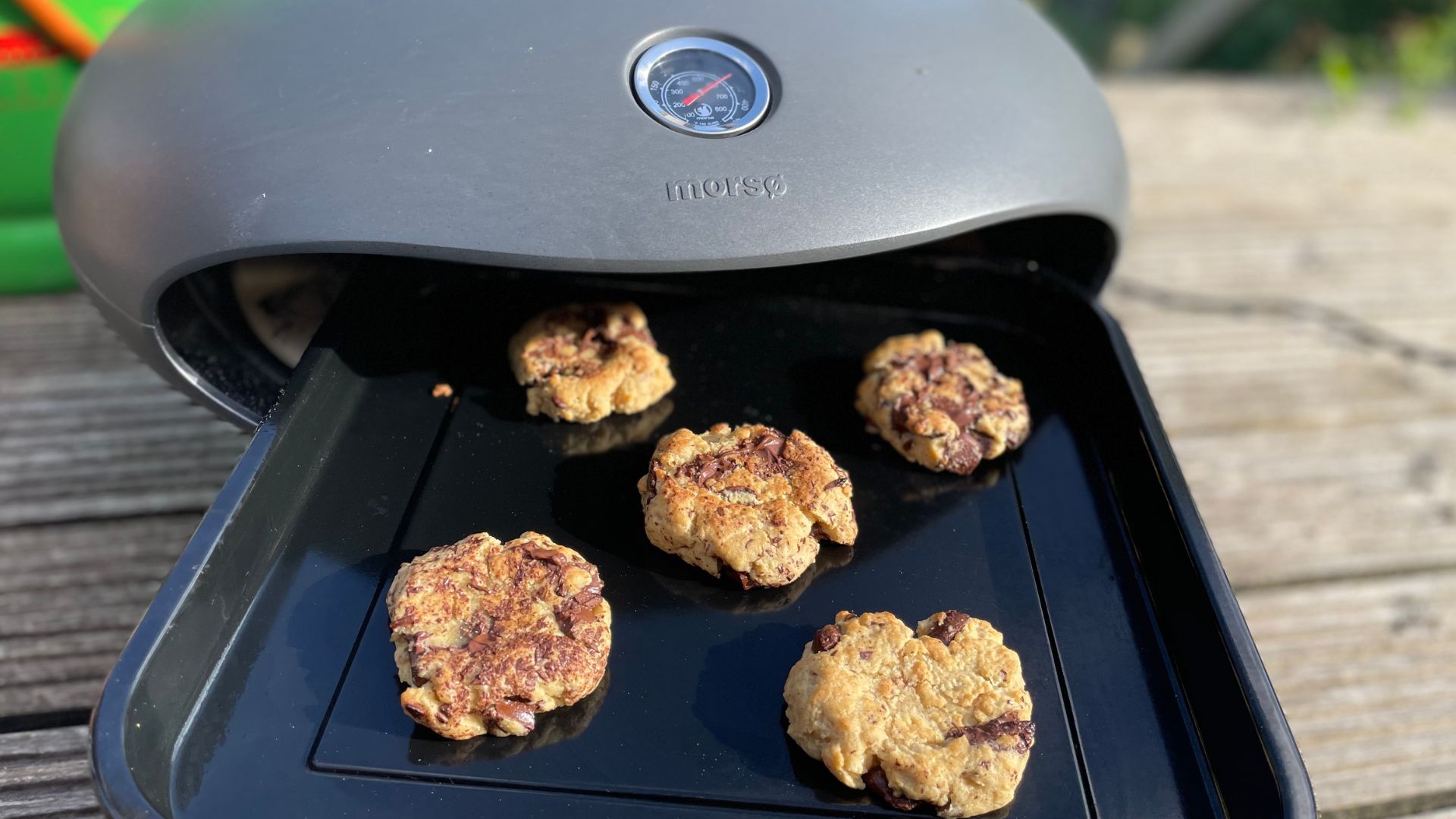 Cookies made in the Morso Forno Spin