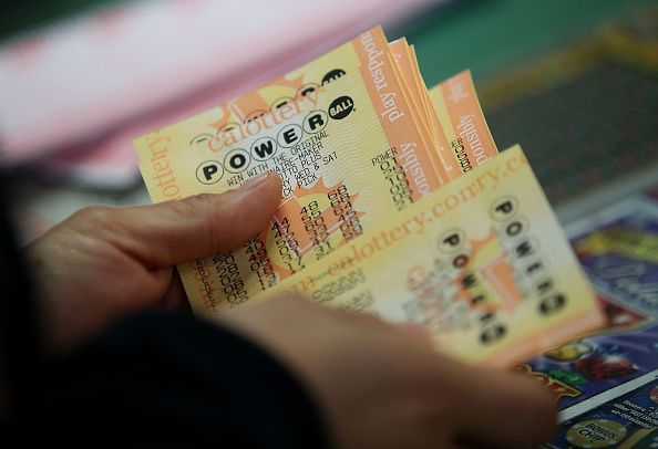 Powerball tickets.