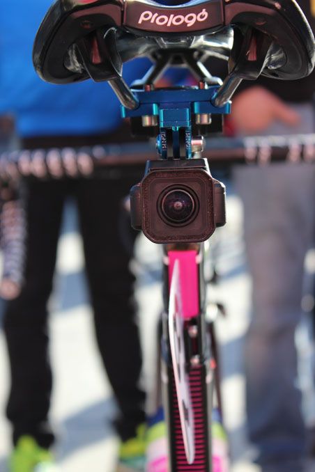 Bikes with cameras fitted on them