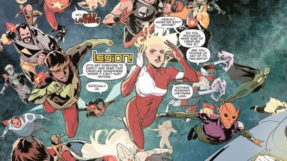 Justice League vs. The Legion of Super-Heroes excerpt