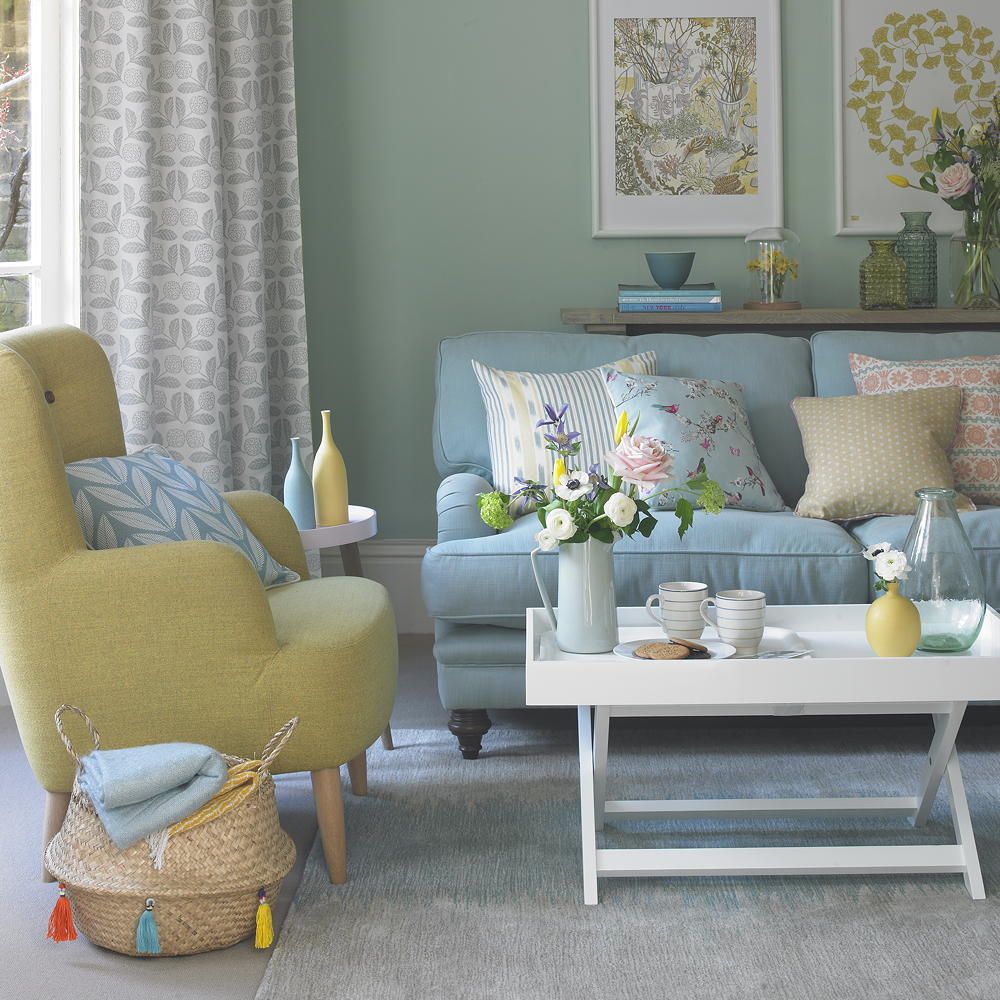 Blue sofa living room ideas 10 ways to style statement sofa colour