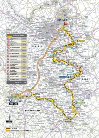 2018 Tour de France stage 9 map