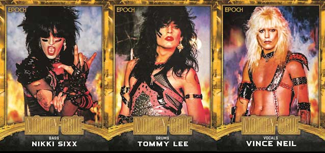 Motley Crue trading cards