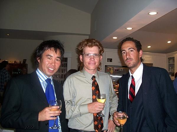 A night out in the suits