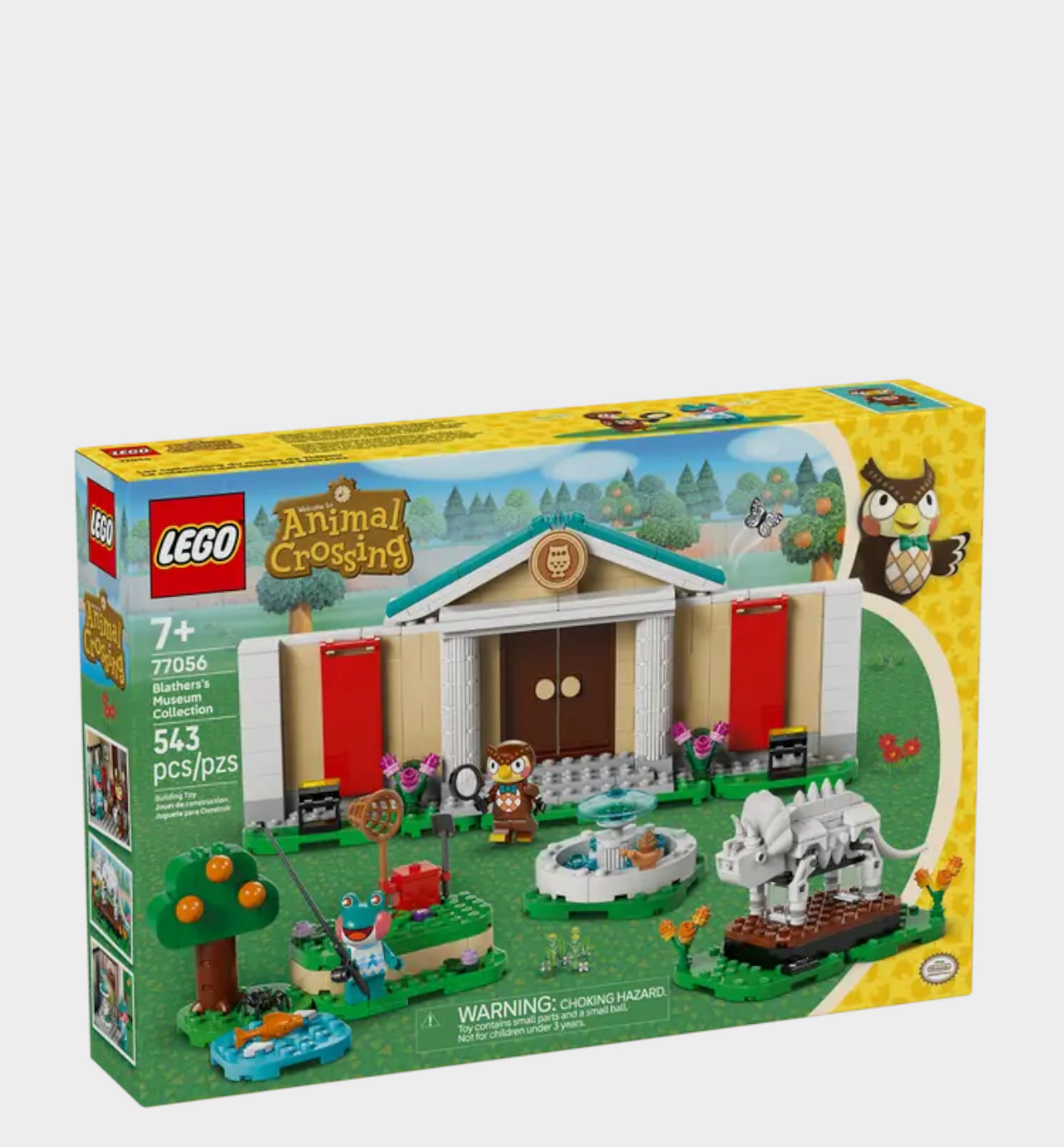 Lego Blathers&#039;s Museum Collection box on a plain background