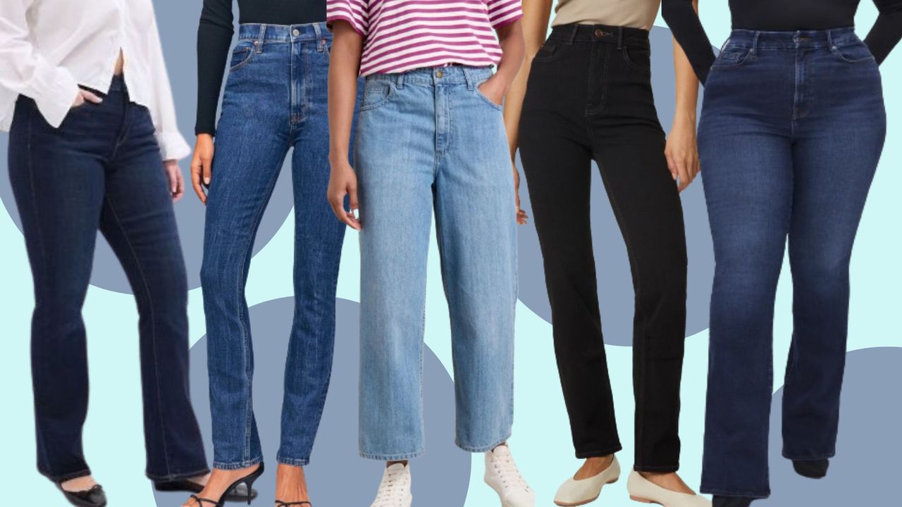 best jeans for women over 60 on models from these brands Next, Levi&#039;s, Seasalt, Good American, GAP