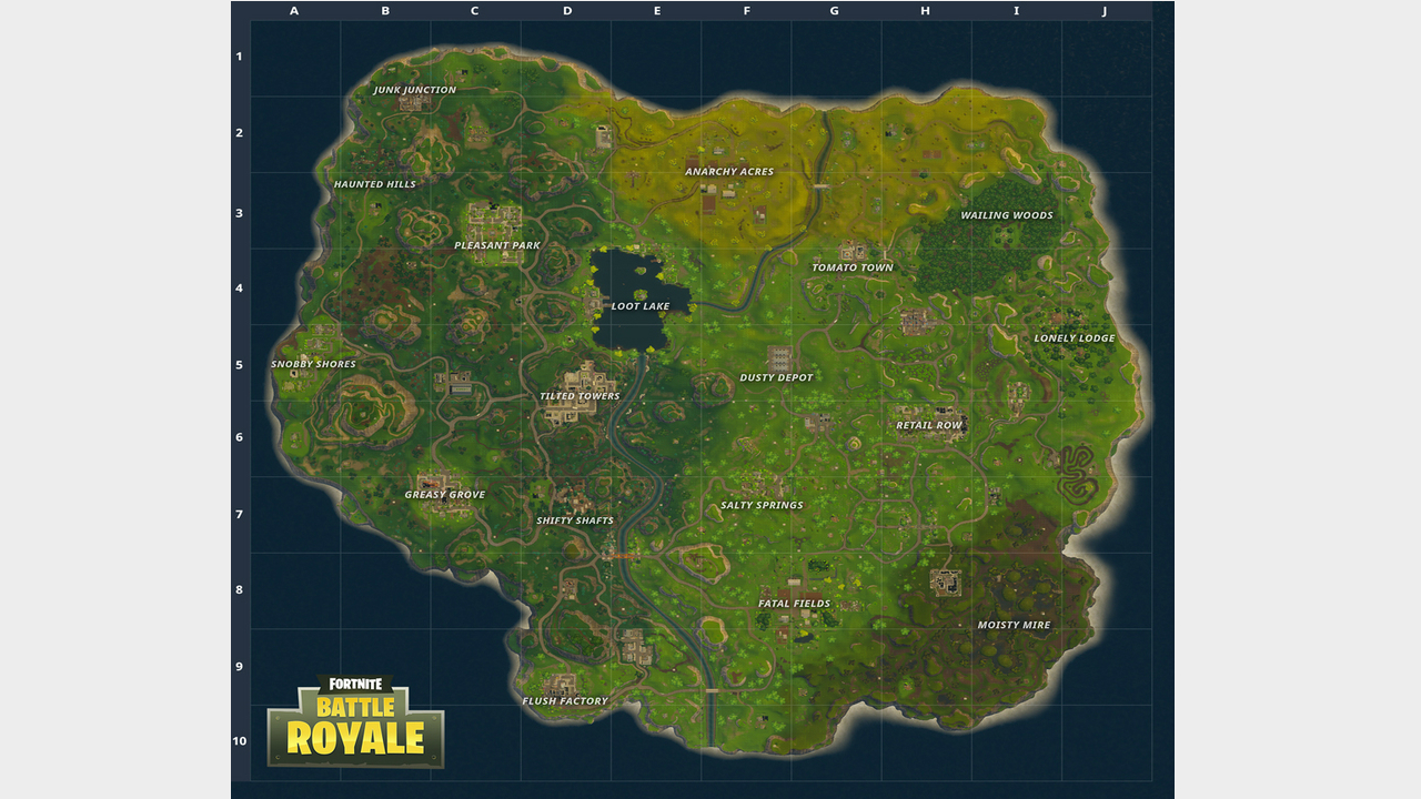 Fortnite Battle Royale's map is new and improved with more locations ...