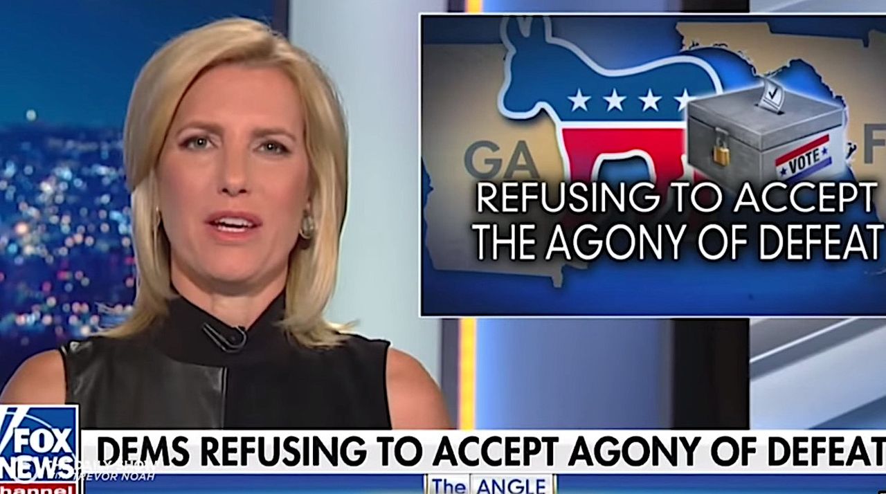 Laura Ingraham calls Democrats sore losers