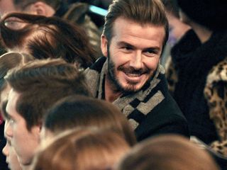 David Beckham At New York Fashion Week