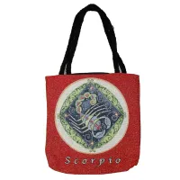 5. Afterlife Boutique Vintage 1990's Zodiac Tote Bag