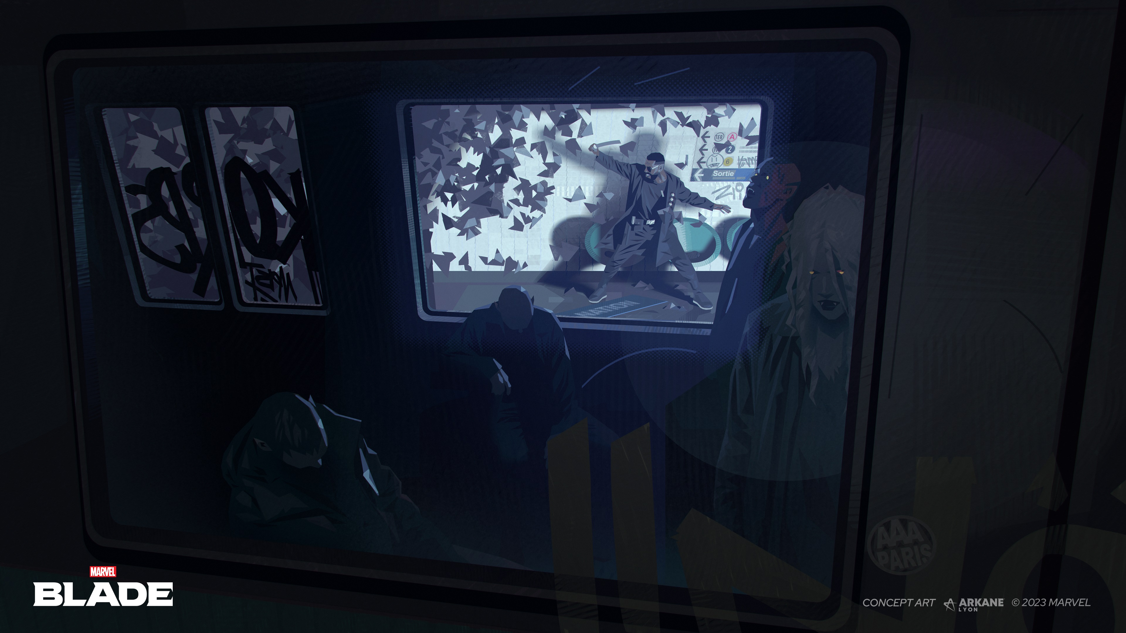 Arte conceptual del videojuego Arkane's Blade