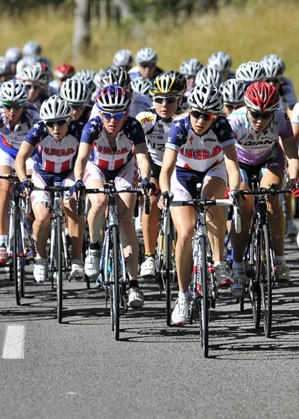 Shelley Evans (USA National Team) ponders the day ahead.