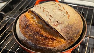 Homemade sourdough loaf