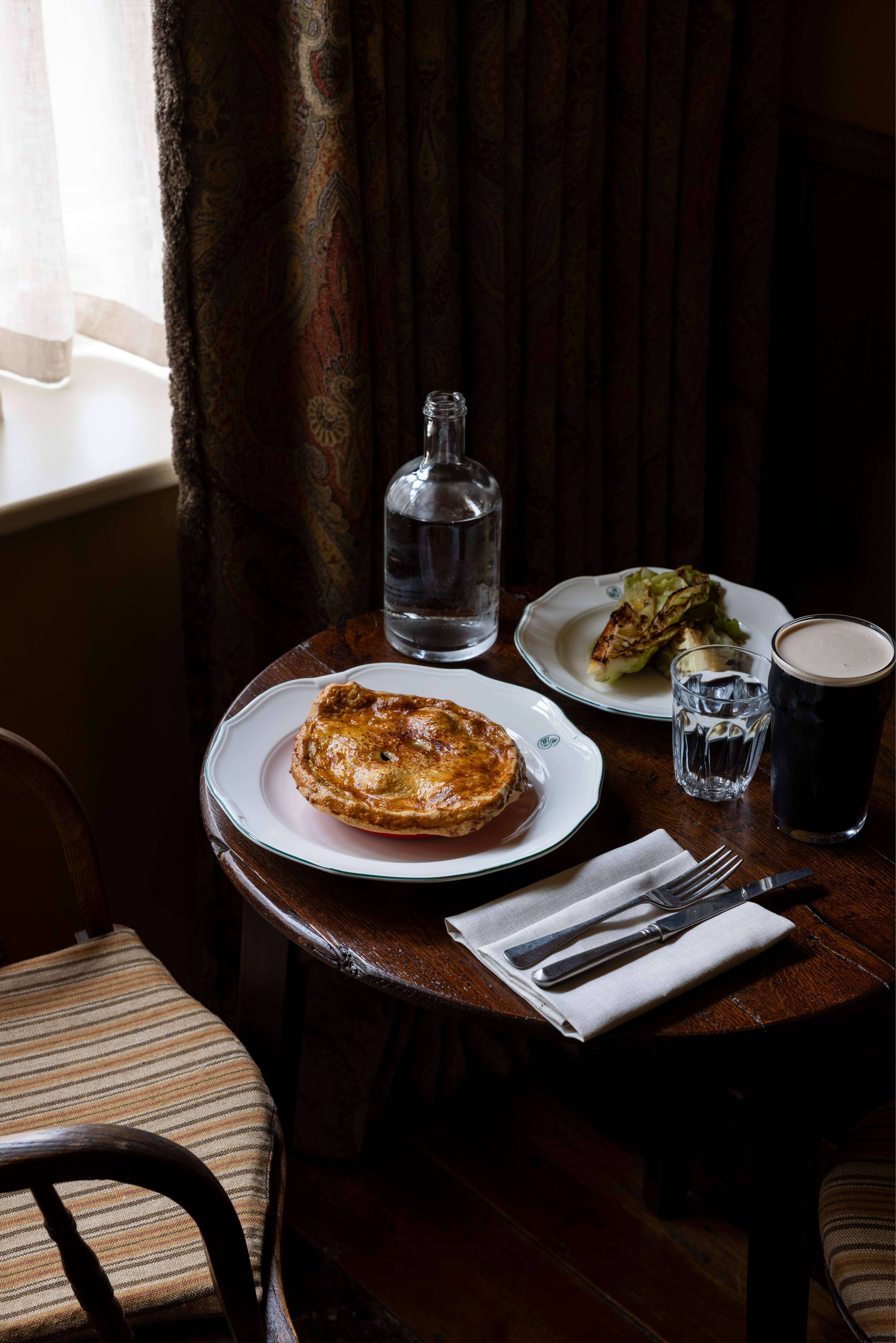 English country hotel and pub interior