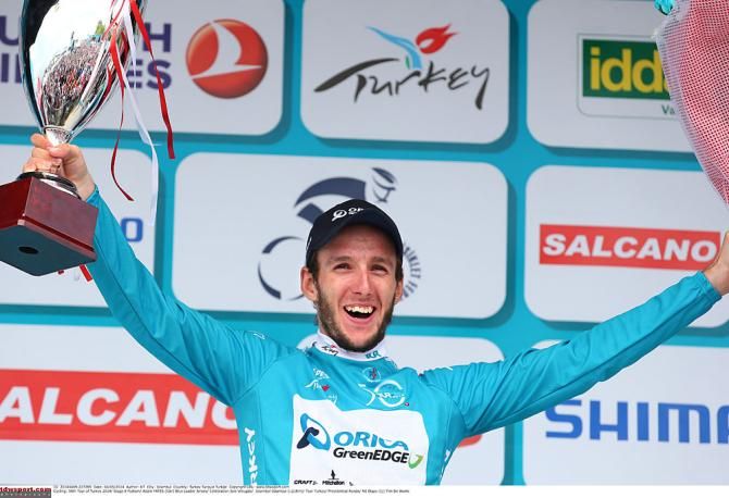 Race winner Adam Yates
