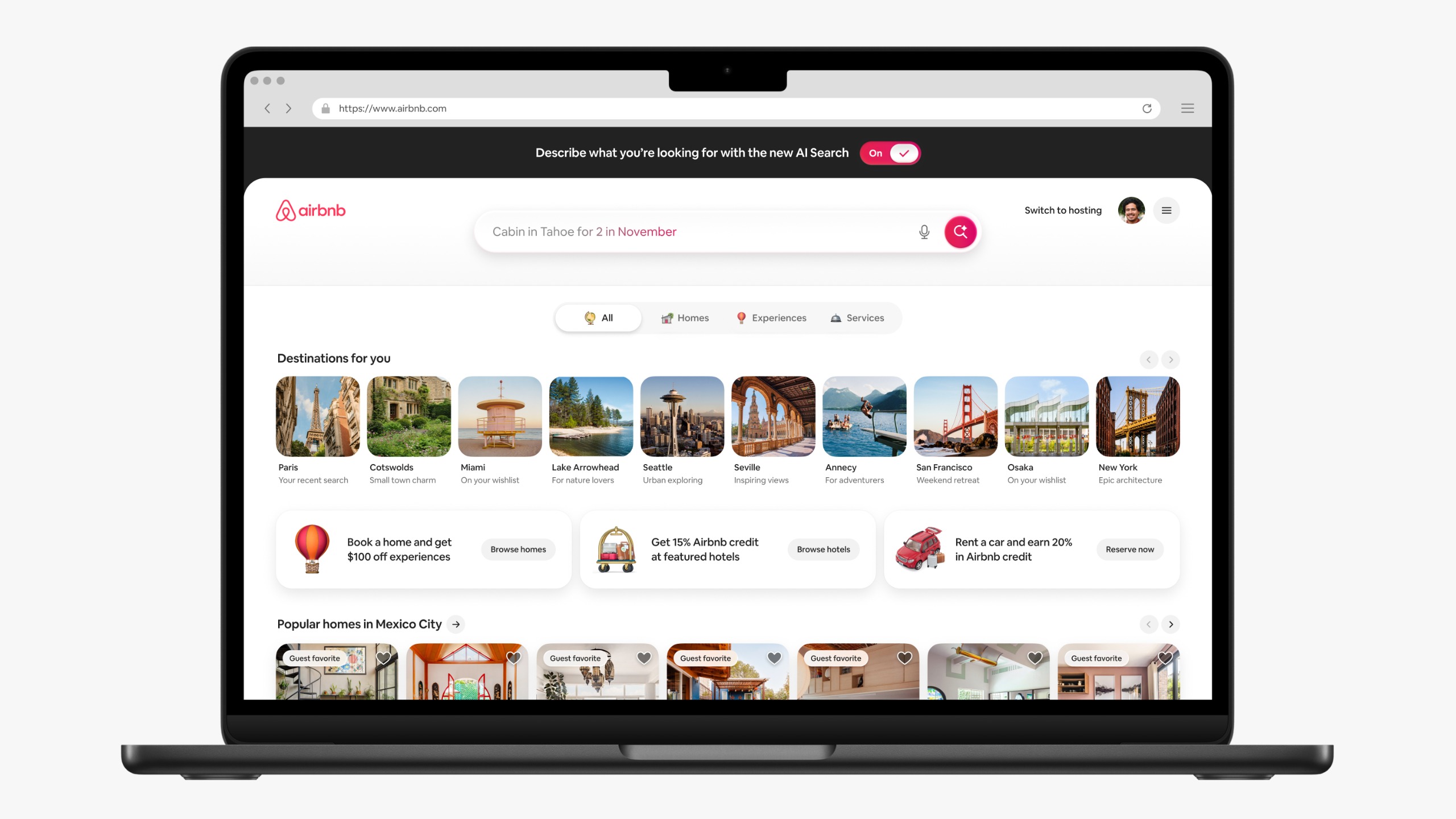 Airbnb AI search