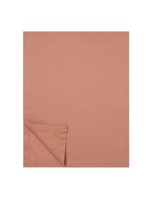 Warm Clay Linen Blend Table Runner
