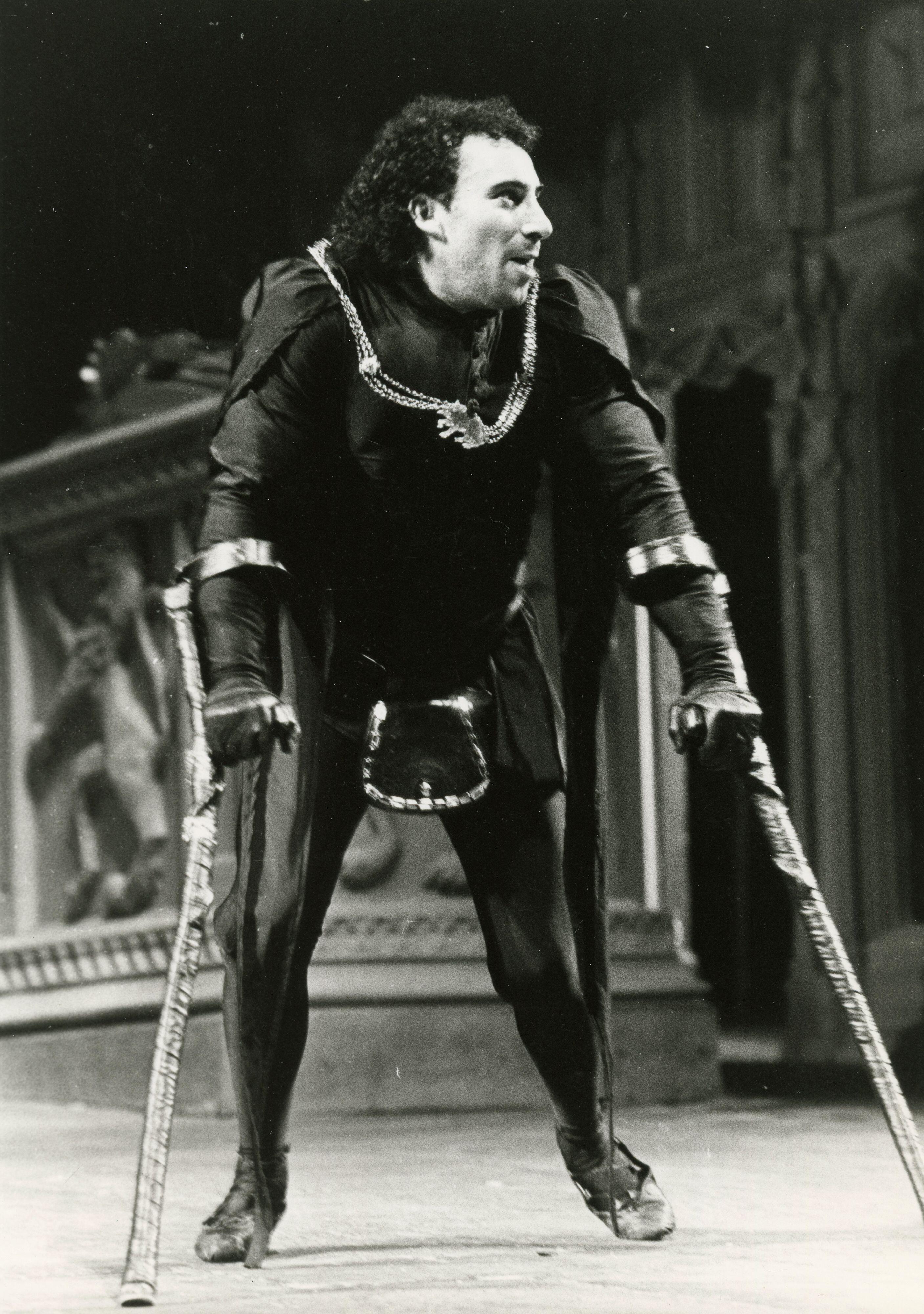Sher as Richard III in the 1980s