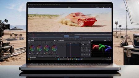 Microsoft Surface Laptop Ultra on a movie set