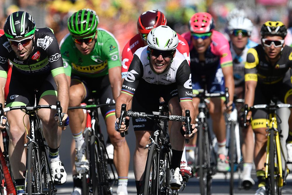Mark Cavendish wins stage 6 at the Tour de France.