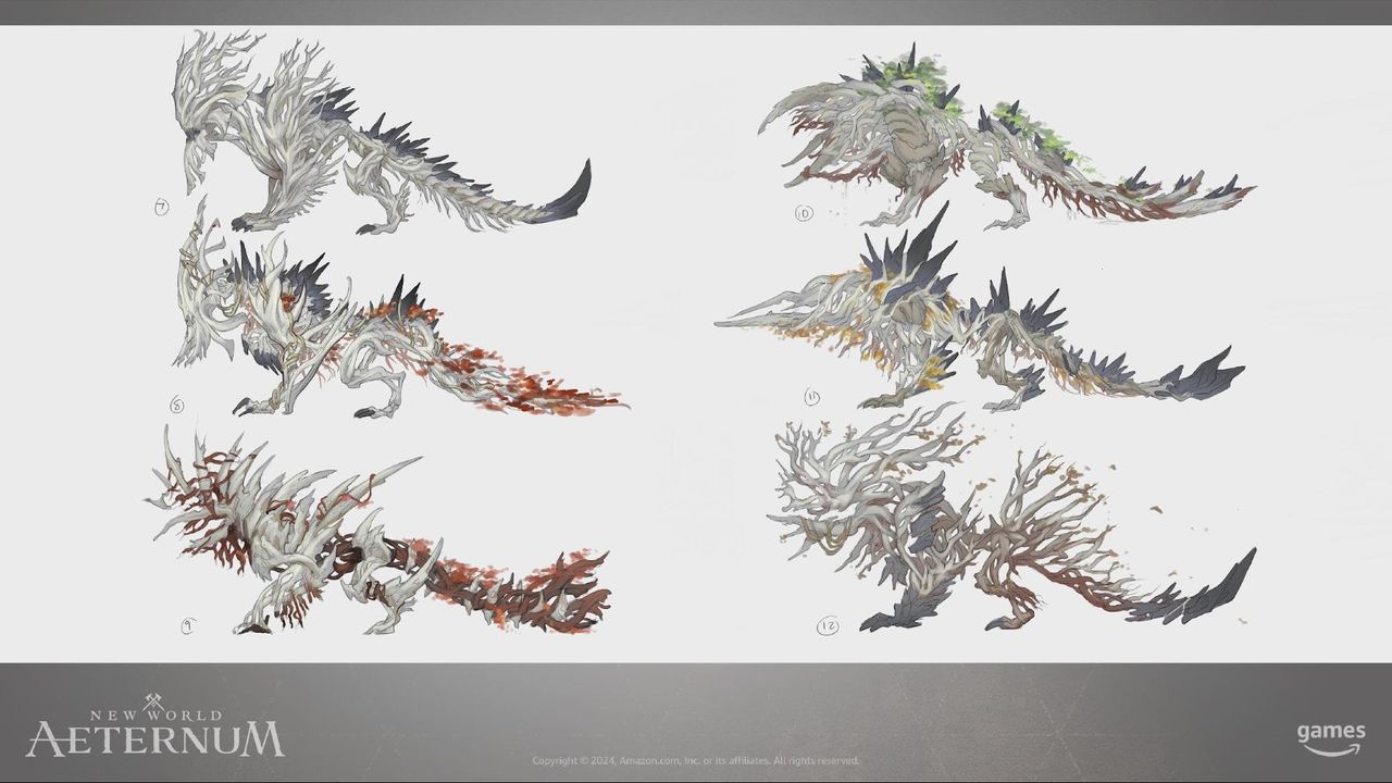 Amazon New World Aeternum; creature design