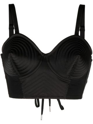 X Lotta Volkova Satin Bra Top