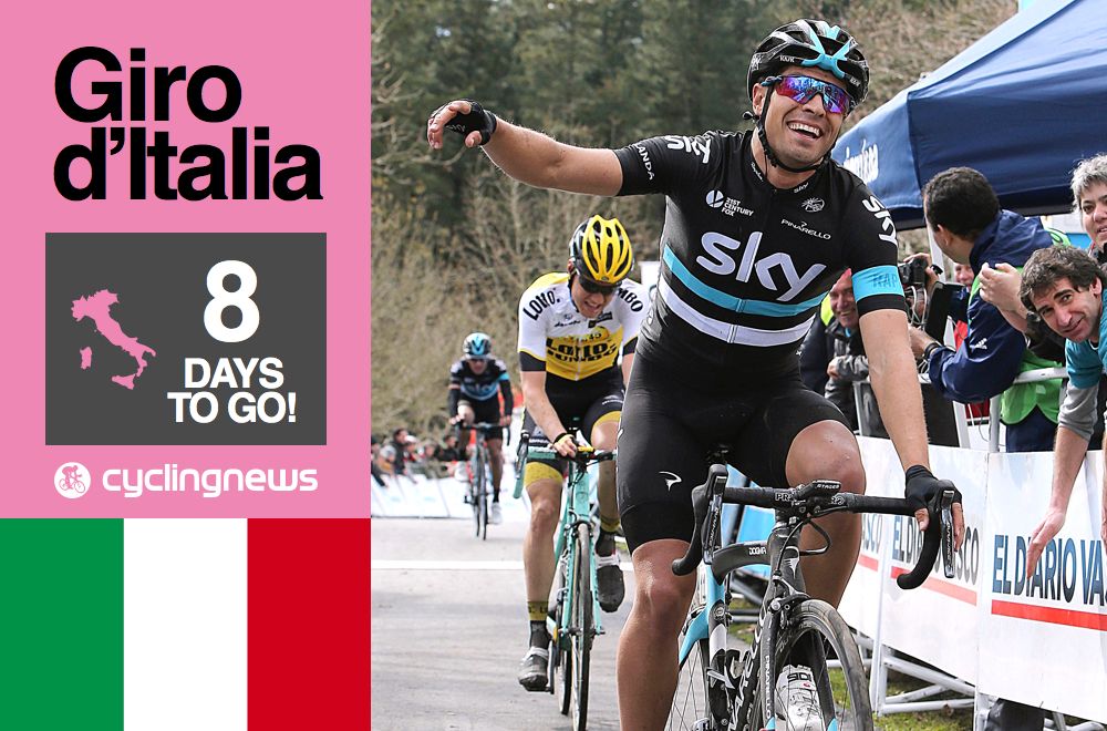 Giro d'Italia: 8 days to go!