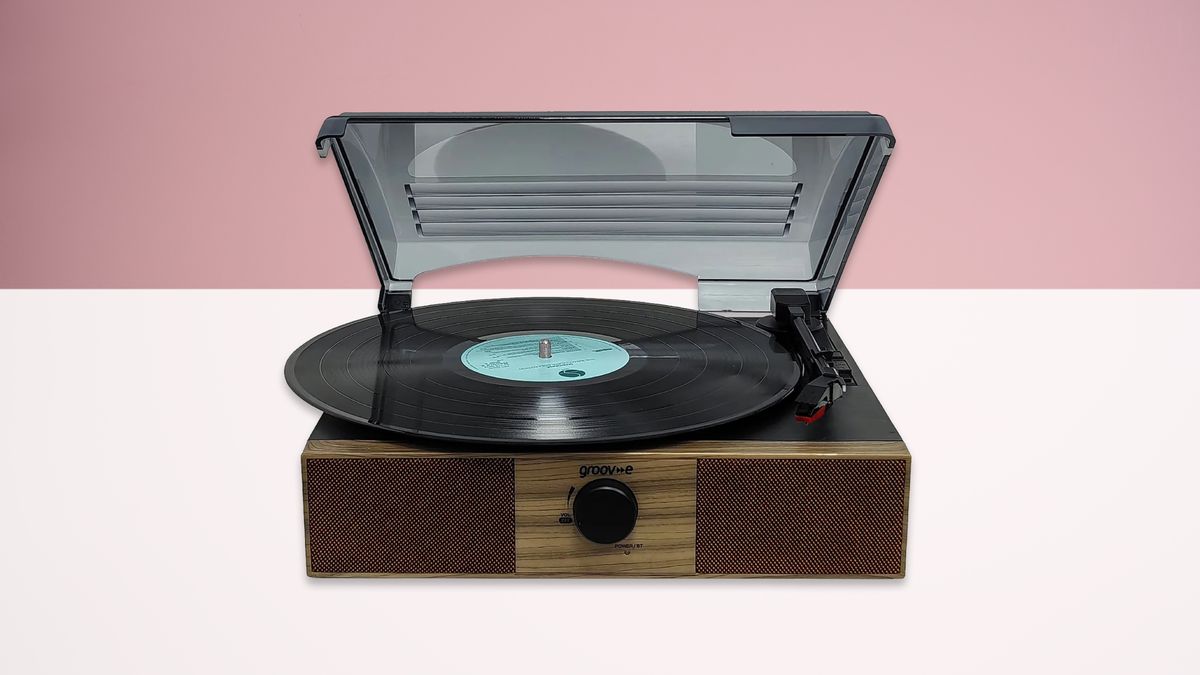 This super-cheap record player with Bluetooth and built-in speakers is perfect to add a touch of vinyl class to your student digs