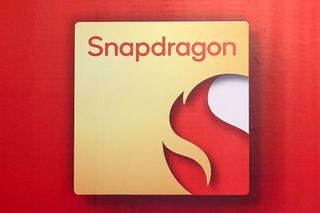The Qualcomm Snapdragon processor logo.