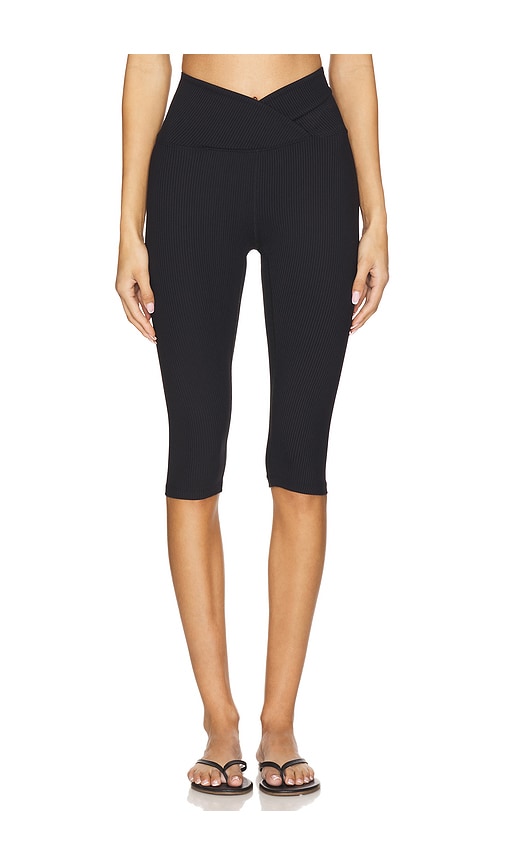 Ribbed Veronica Capri Legging