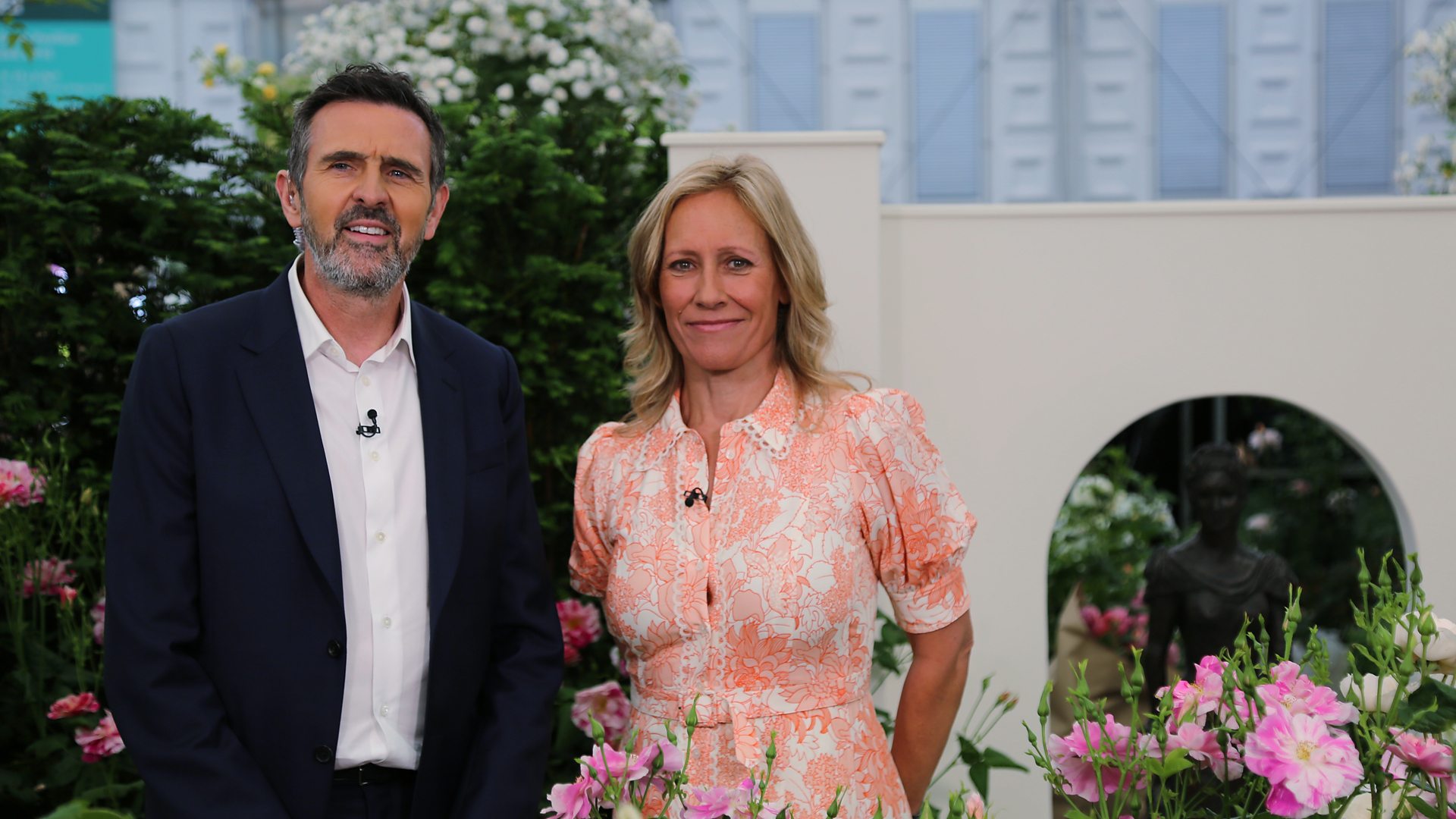 Adam Frost and Sophie Raworth host the RHS Chelsea Flower Show 2026