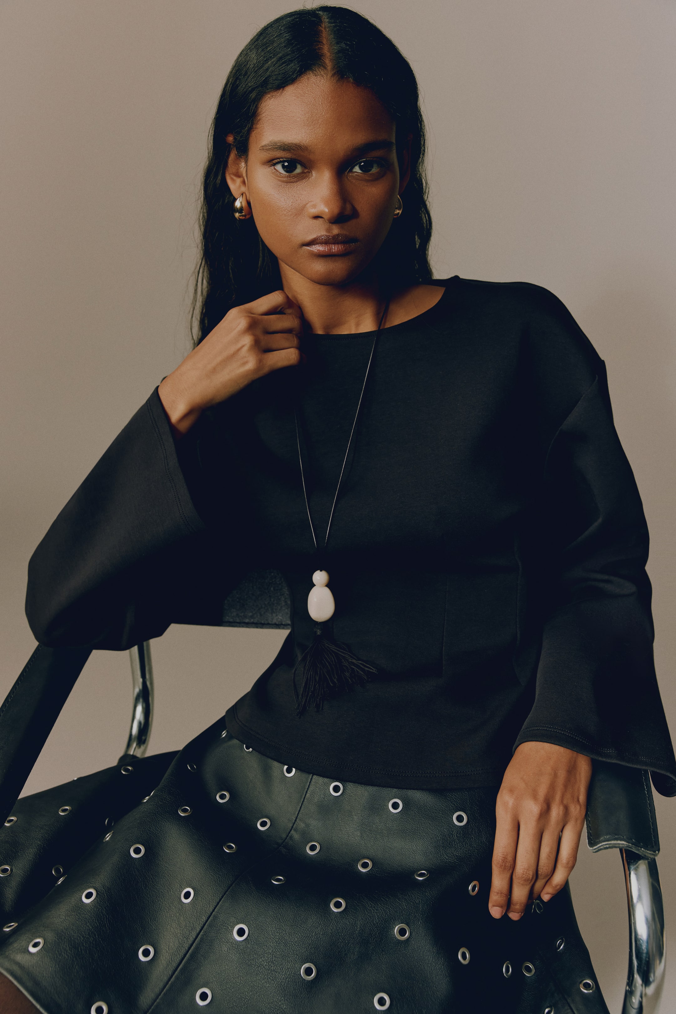 Waisted Interlock Top